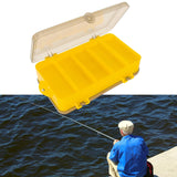 Maxbell Fishing Tackle Box Double Sided Trays Container Equipment Accessories Tool Yellow