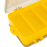 Maxbell Fishing Tackle Box Double Sided Trays Container Equipment Accessories Tool Yellow