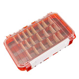 Maxbell Multi Functional Waterproof Fishing Tackle Box Double Sided Equipment Gear Red