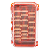 Maxbell Multi Functional Waterproof Fishing Tackle Box Double Sided Equipment Gear Red