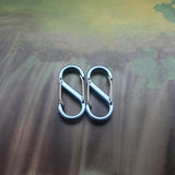 Maxbell Carabiners Hook Heavy Duty Small Snap Hook for Outdoor Sports Hiking Camping Blue