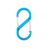 Maxbell Carabiners Hook Heavy Duty Small Snap Hook for Outdoor Sports Hiking Camping Blue