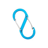 Maxbell Carabiners Hook Heavy Duty Small Snap Hook for Outdoor Sports Hiking Camping Blue