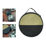 Maxbell Dishes Storage Bag Zipper Tableware Bowl Round for Outdoor Kitchen Hiking