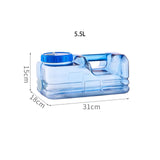 Maxbell Water Storage Jugs Water Container Water Carrier for Emergency Survival 5.5L 31x18x15cm