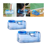 Maxbell Water Storage Jugs Water Container Water Carrier for Emergency Survival 5.5L 31x18x15cm