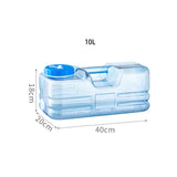 Maxbell Water Storage Jugs Water Container Water Carrier for Emergency Survival 10L 40x20x18cm