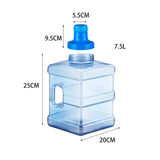 Maxbell Water Containers with Handle Camping Water Storage Jug Water Bottle Carrier 25cmx20cm 7.5L