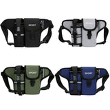 Maxbell Fanny Pack Waist Bag Sling Bag Fashion Chest Bag for Trekking Camping Phone Black