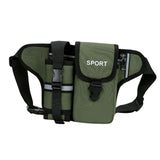 Maxbell Fanny Pack Waist Bag Sling Bag Fashion Chest Bag for Trekking Camping Phone Green