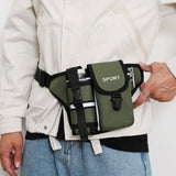 Maxbell Fanny Pack Waist Bag Sling Bag Fashion Chest Bag for Trekking Camping Phone Green