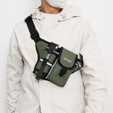 Maxbell Fanny Pack Waist Bag Sling Bag Fashion Chest Bag for Trekking Camping Phone Green