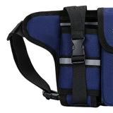 Maxbell Fanny Pack Waist Bag Sling Bag Fashion Chest Bag for Trekking Camping Phone Blue