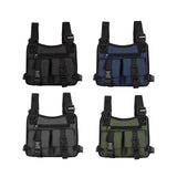 Maxbell Chest Rig Bag Pouch Light Bags Lightweight Water Resistant for Men Women Black