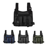 Maxbell Chest Rig Bag Pouch Light Bags Lightweight Water Resistant for Men Women Black