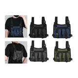 Maxbell Chest Rig Bag Pouch Light Bags Lightweight Water Resistant for Men Women Black