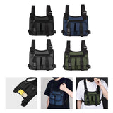 Maxbell Chest Rig Bag Pouch Light Bags Lightweight Water Resistant for Men Women Black