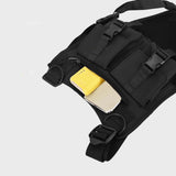 Maxbell Chest Rig Bag Pouch Light Bags Lightweight Water Resistant for Men Women Black