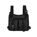 Maxbell Chest Rig Bag Pouch Light Bags Lightweight Water Resistant for Men Women Black