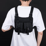 Maxbell Chest Rig Bag Pouch Light Bags Lightweight Water Resistant for Men Women Black