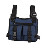 Maxbell Chest Rig Bag Pouch Light Bags Lightweight Water Resistant for Men Women Blue