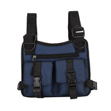 Maxbell Chest Rig Bag Pouch Light Bags Lightweight Water Resistant for Men Women Blue