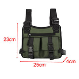 Maxbell Chest Rig Bag Pouch Light Bags Lightweight Water Resistant for Men Women Green