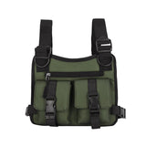 Maxbell Chest Rig Bag Pouch Light Bags Lightweight Water Resistant for Men Women Green