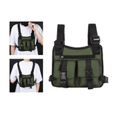 Maxbell Chest Rig Bag Pouch Light Bags Lightweight Water Resistant for Men Women Green
