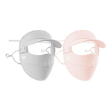 Maxbell Women Wide Brim Face Sunscreen Protection for Climbing Outdoor gray