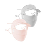 Maxbell Women Wide Brim Face Sunscreen Protection for Climbing Outdoor gray