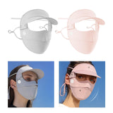 Maxbell Women Wide Brim Face Sunscreen Protection for Climbing Outdoor gray