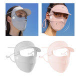 Maxbell Women Wide Brim Face Sunscreen Protection for Climbing Outdoor gray