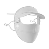 Maxbell Women Wide Brim Face Sunscreen Protection for Climbing Outdoor gray