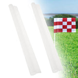 Maxbell Golf Flag Tube Inserts Replacement with Holes Flag Holder Hollow Tube 35.5cm