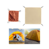 Maxbell Beach Tents Top Cover Waterproof Canopy Backpacking Fishing Dome Tent Cover Orange 56x56cm