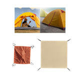 Maxbell Beach Tents Top Cover Waterproof Canopy Backpacking Fishing Dome Tent Cover Orange 56x56cm