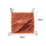 Maxbell Beach Tents Top Cover Waterproof Canopy Backpacking Fishing Dome Tent Cover Orange 56x56cm
