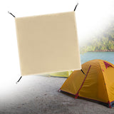 Maxbell Beach Tents Top Cover Waterproof Canopy Backpacking Fishing Dome Tent Cover Beige 110x110cm