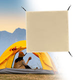 Maxbell Beach Tents Top Cover Waterproof Canopy Backpacking Fishing Dome Tent Cover Beige 110x110cm