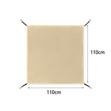 Maxbell Beach Tents Top Cover Waterproof Canopy Backpacking Fishing Dome Tent Cover Beige 110x110cm