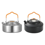 Maxbell Camping Kettle Teapot Cookware with Handle Outdoor Tea Coffee Pot for Hiking Argent