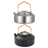 Maxbell Camping Kettle Teapot Cookware with Handle Outdoor Tea Coffee Pot for Hiking Argent