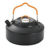 Maxbell Camping Kettle Teapot Cookware with Handle Outdoor Tea Coffee Pot for Hiking Black