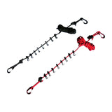 Maxbell Camping Storage Lanyard Strap Canopy Hanger for Backpacking Accessories black