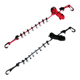 Maxbell Camping Storage Lanyard Strap Canopy Hanger for Backpacking Accessories black