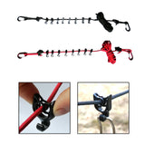 Maxbell Camping Storage Lanyard Strap Canopy Hanger for Backpacking Accessories black