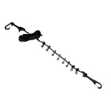 Maxbell Camping Storage Lanyard Strap Canopy Hanger for Backpacking Accessories black