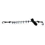 Maxbell Camping Storage Lanyard Strap Canopy Hanger for Backpacking Accessories black