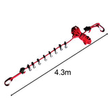 Maxbell Camping Storage Lanyard Strap Canopy Hanger for Backpacking Accessories red